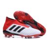 Adidas Predator FG Mujer Blanco Negro Rojo